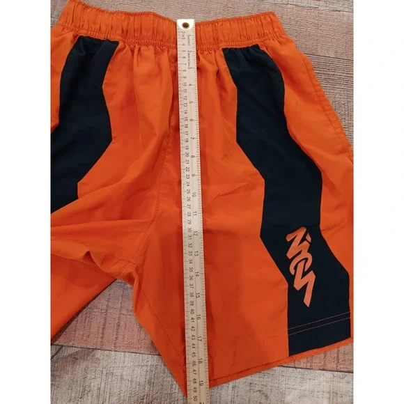Nike Jordan Mens Dry Fit Zion Mesh Shorts Sz Medium Orange 2374 - Picture 6 of 8